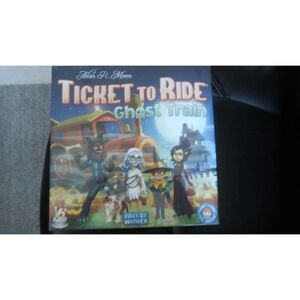 NEW FACTORY SEALED ALAN R MOON TICKET TO RIDE GHOST TRAIN GAME AGES 6+